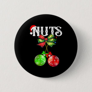 Badge Rond 5 Cm Marrons de poitrine drôles Noël en famille assorti
