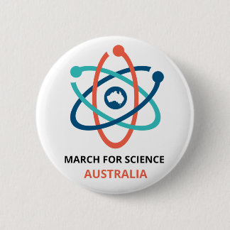 Badge Rond 5 Cm Mars pour la Science - Australie -