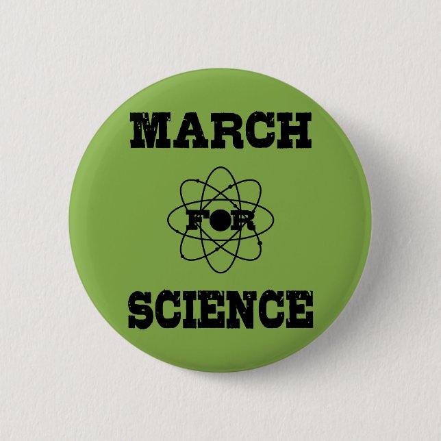 Badge Rond 5 Cm Mars pour le bouton de la Science (Devant)