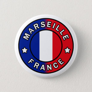 Badge Rond 5 Cm Marseille France
