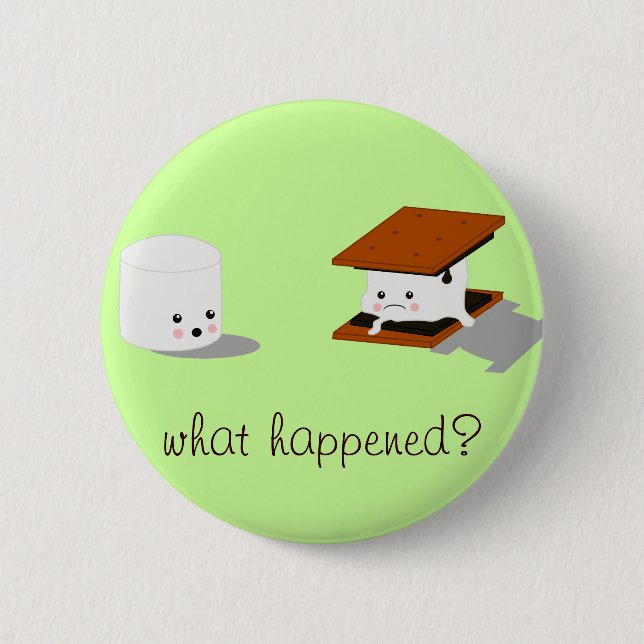 Badge Rond 5 Cm marshmellows (Devant)