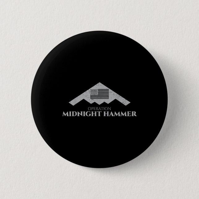 Badge Rond 5 Cm Marteau de minuit  (Devant)