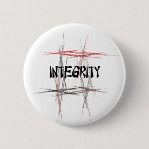 Badge Rond 5 Cm Martial Arts Integrity
