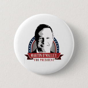 Badge Rond 5 Cm Martin O'Malley pour le président 2016 a orné la