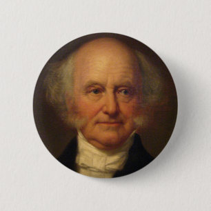 Badge Rond 5 Cm Martin Van Buren 8