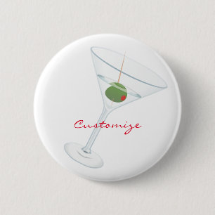 Badge Rond 5 Cm Martini à l'olive sale Thunder_Cove