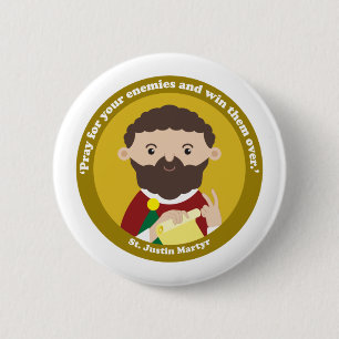 Badge Rond 5 Cm Martyr de St. Justin