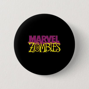 Badge Rond 5 Cm Marvel Zombies Official Color Logo Halloween