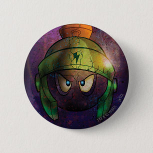 Badge Rond 5 Cm MARVIN LA Bataille MARTIAN™ durcie