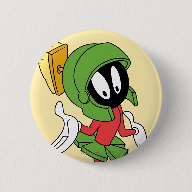 BADGE ROND 5 CM MARVIN LE MARTIAN™ (Devant)