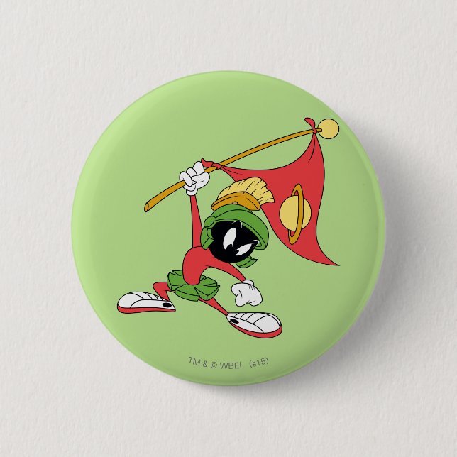 BADGE ROND 5 CM MARVIN THE MARTIAN™ (Devant)