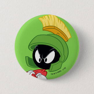 Badge Rond 5 Cm MARVIN THE MARTIAN™ | Arms crossed