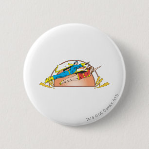 Badge Rond 5 Cm Mary et Junior Fly