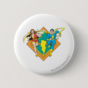 Badge Rond 5 Cm Mary et Junior Run