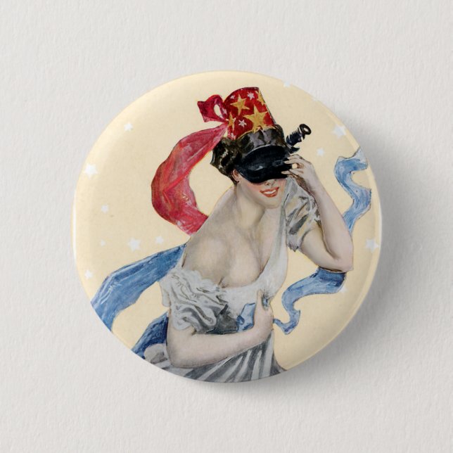 Badge Rond 5 Cm Mascarade (Devant)