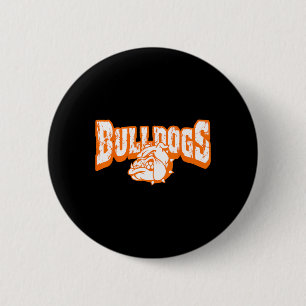 Badge Rond 5 Cm Mascotte Chiens Esprit D'équipe De La Rentrée Scol
