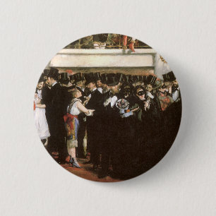 Badge Rond 5 Cm Masked Ball at the Opera by Edouard Manet