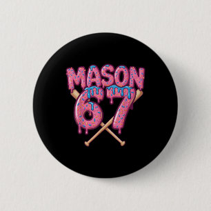 Badge Rond 5 Cm Mason 67 Drôle de glace Drip Bysebyll Meme 