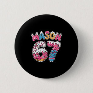 Badge Rond 5 Cm Mason 67 Mème Aime La Crème Glacée Dégoulinante Sp