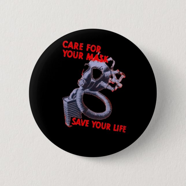 BADGE ROND 5 CM MASQUE (Devant)