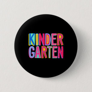 Badge Rond 5 Cm Maternelle Rétro Vibes Arc-en-ciel Enseignant Enfa