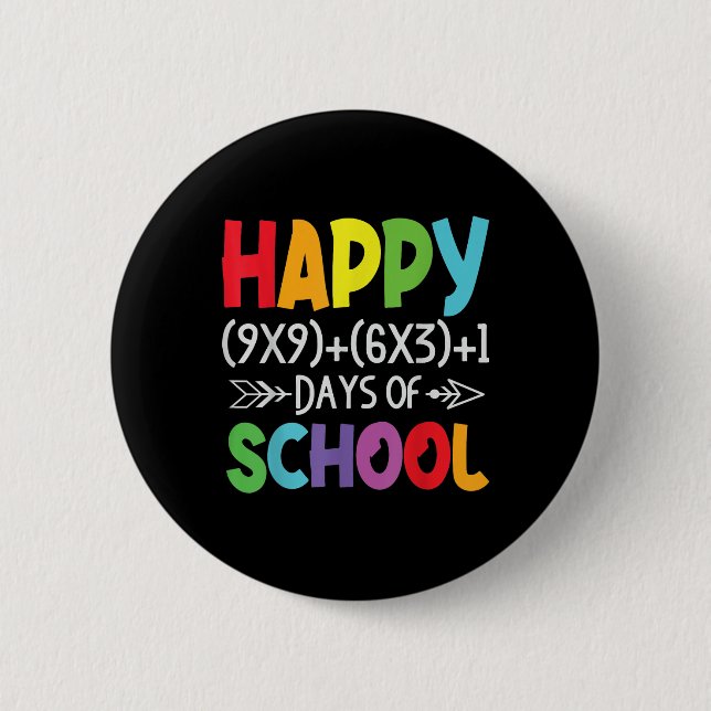 Badge Rond 5 Cm Math Formula 100 Jours De Cadeaux Scolaires Enseig (Devant)