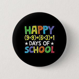 Badge Rond 5 Cm Math Formula 100 Jours D'École Drôle Enseignant Ma