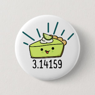 Badge Rond 5 Cm Math Pi Nombre Funky Pie Pun