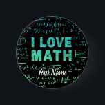 Badge Rond 5 Cm Math Teacher or Mathematics Professeur et étudiant<br><div class="desc">Math Teacher or Mathematics Professeur et Student Design for all who love mathematics and algebra.</div>