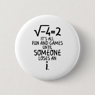 Badge Rond 5 Cm Mathématiques dire   Mathématiques Mathématiques M