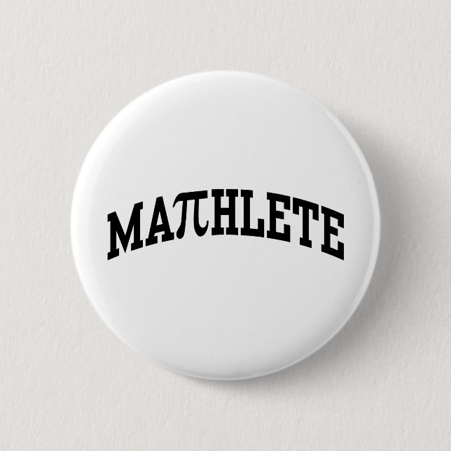 Badge Rond 5 Cm Mathlete (Devant)