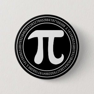 Badge Rond 5 Cm Maths de la journée Pi