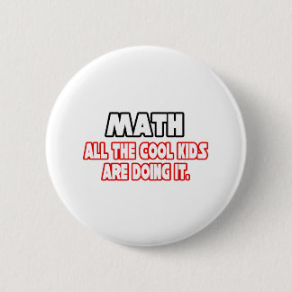 Badge Rond 5 Cm Maths...Enfants Cool