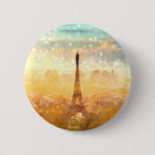 Badge Rond 5 Cm Matin tôt de Paris