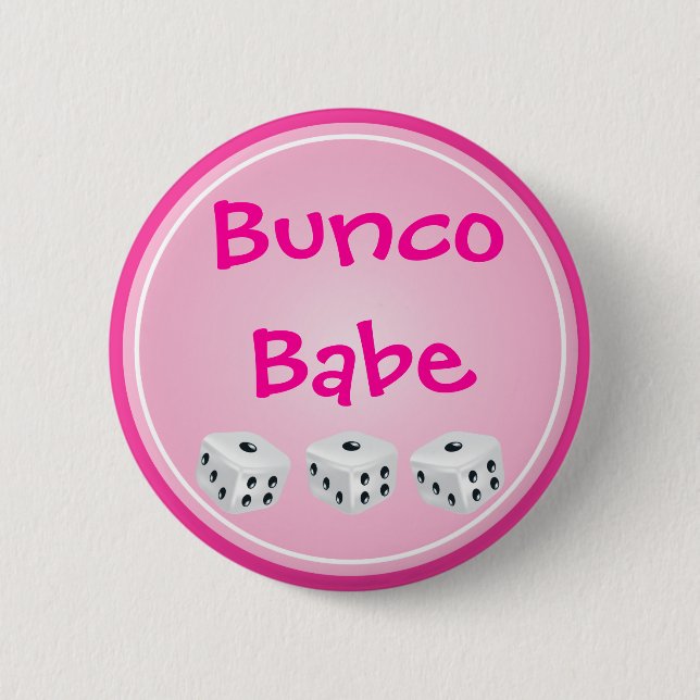 Badge Rond 5 Cm matrices avec le cercle rose personnalisable (Devant)