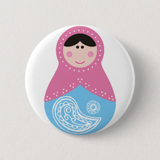 Badge Rond 5 Cm Matrioska pasley spring