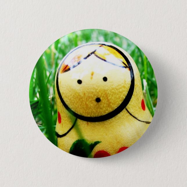 Badge Rond 5 Cm Matroshka (poupée d'emboîtement) (Devant)
