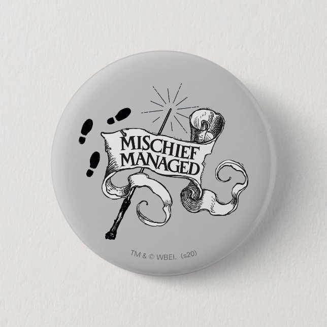 Badge Rond 5 Cm Mauvais traitement (Devant)