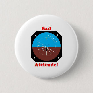 Badge Rond 5 Cm Mauvaise attitude