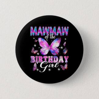 Badge Rond 5 Cm Mawmaw de la fille de l'anniversaire Famille Papil