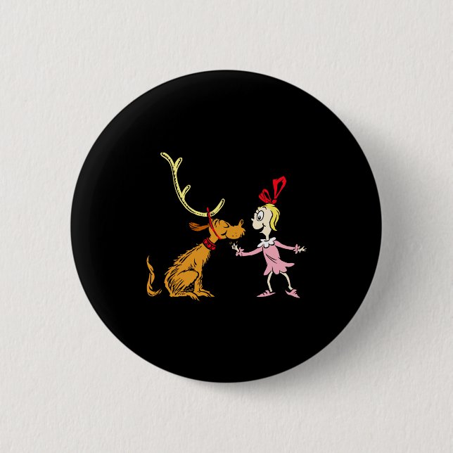 Badge Rond 5 Cm Max Cindy Lou Who Toddler  (Devant)