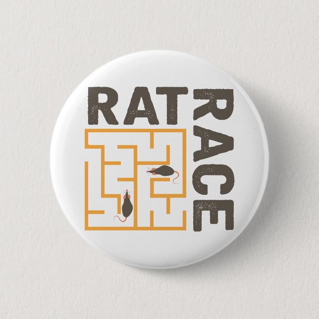 Badge Rond 5 Cm Maze Rats (Devant)