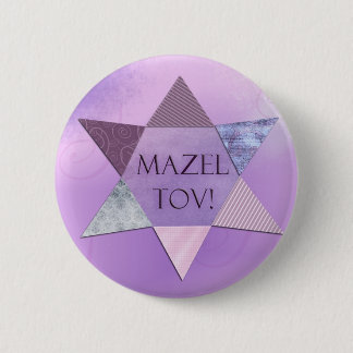 Badge Rond 5 Cm Mazel Tov ! Boutons