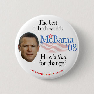 Badge Rond 5 Cm McBama '08