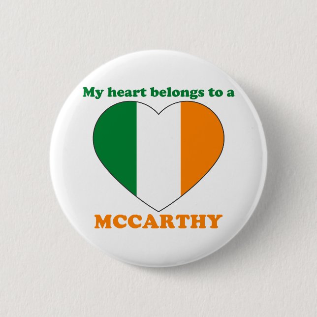 Badge Rond 5 Cm Mccarthy (Devant)