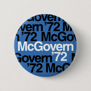 Badge Rond 5 Cm McGovern de 'bouton 72 campagnes