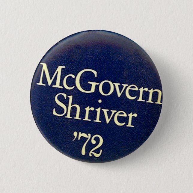 Badge Rond 5 Cm McGovern-Shriver - bouton (Devant)