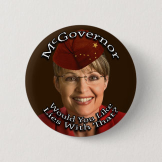 Badge Rond 5 Cm McGovernor Sarah Palin