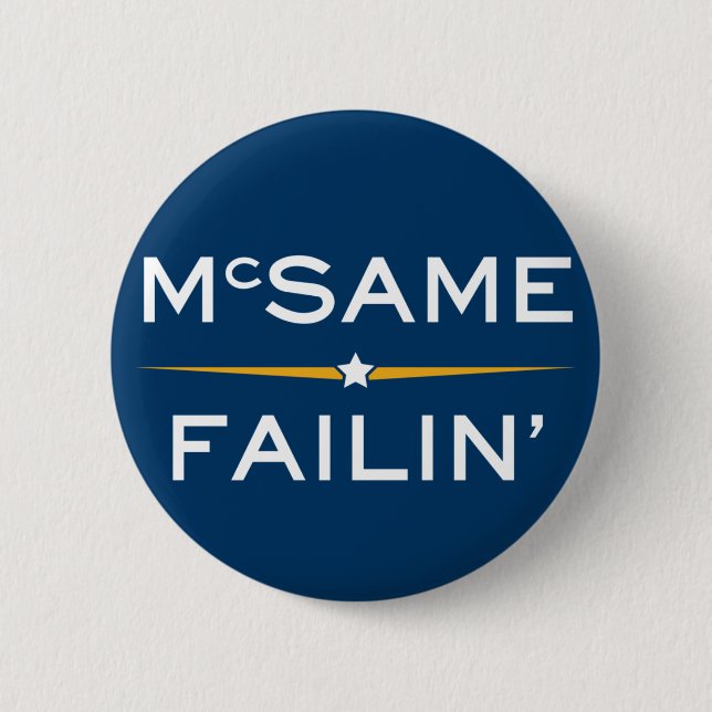 Badge Rond 5 Cm McSame - Failin (Devant)