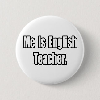 Badge Rond 5 Cm Me Est Enseignant Anglais